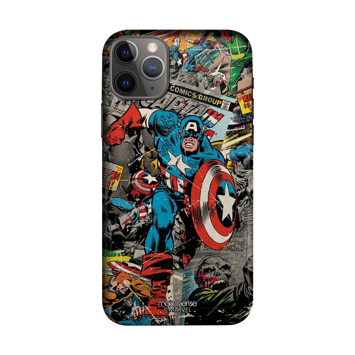 عود اسنان بالانجليزي Buy Comic Captain America Macmerise Sleek Case Cover for iPhone 11 ... coque iphone 11 Astonising Captain America