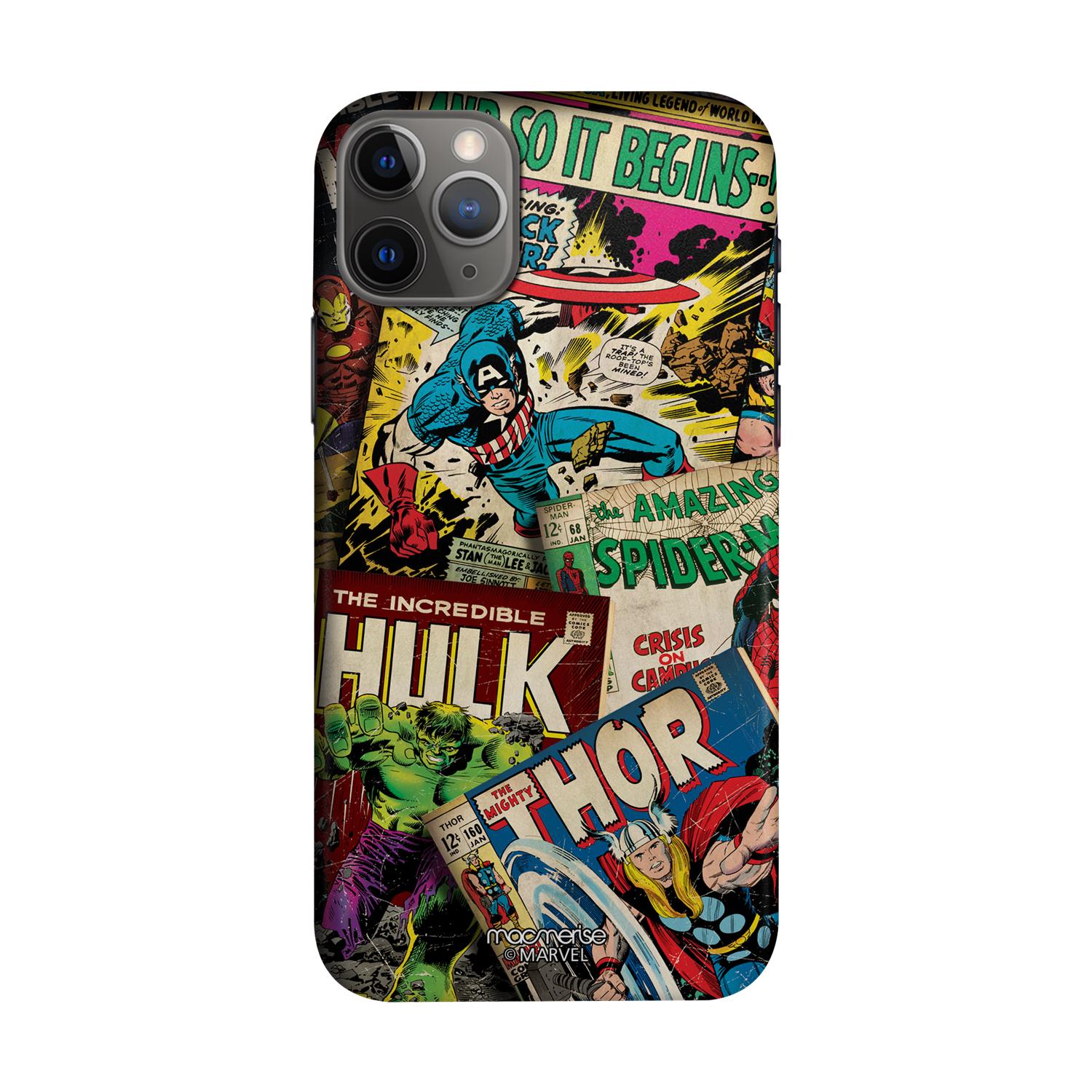 Buy Marvel Comics Collection - Sleek Phone Case for iPhone 11 Pro Online