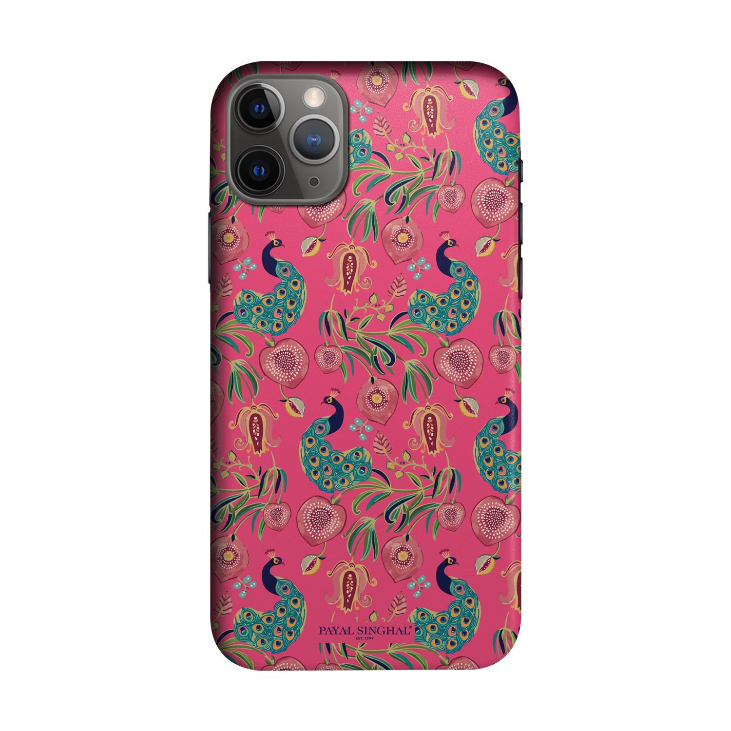 Buy Payal Singhal Anaar and Mor Pink - Sleek Phone Case for iPhone 11 Pro Online