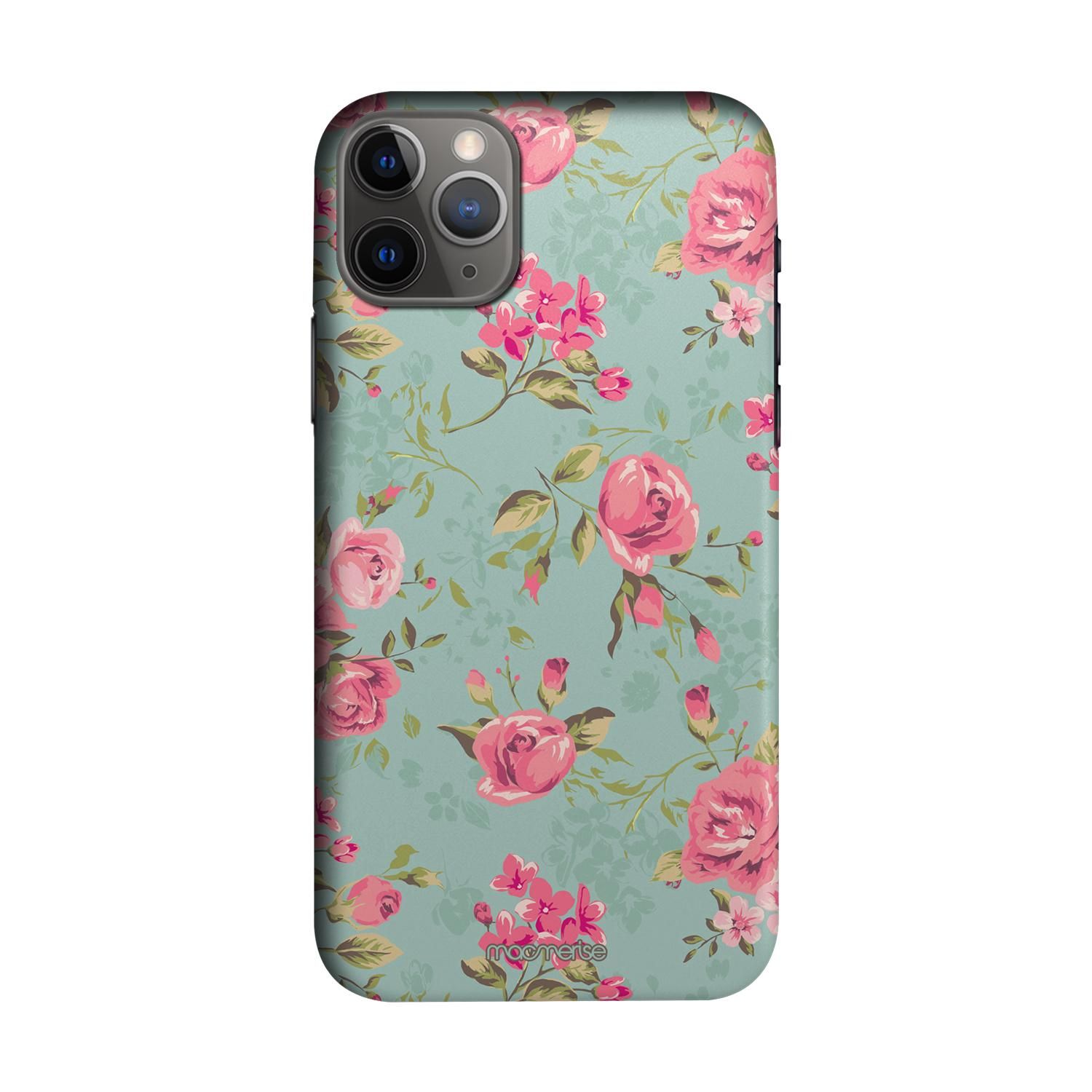 Buy Teal Pink Flowers - Sleek Phone Case for iPhone 11 Pro Online