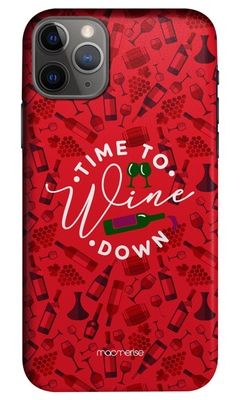 Buy Time To Wine Down - Sleek Case for iPhone 11 Pro Phone Cases & Covers Online