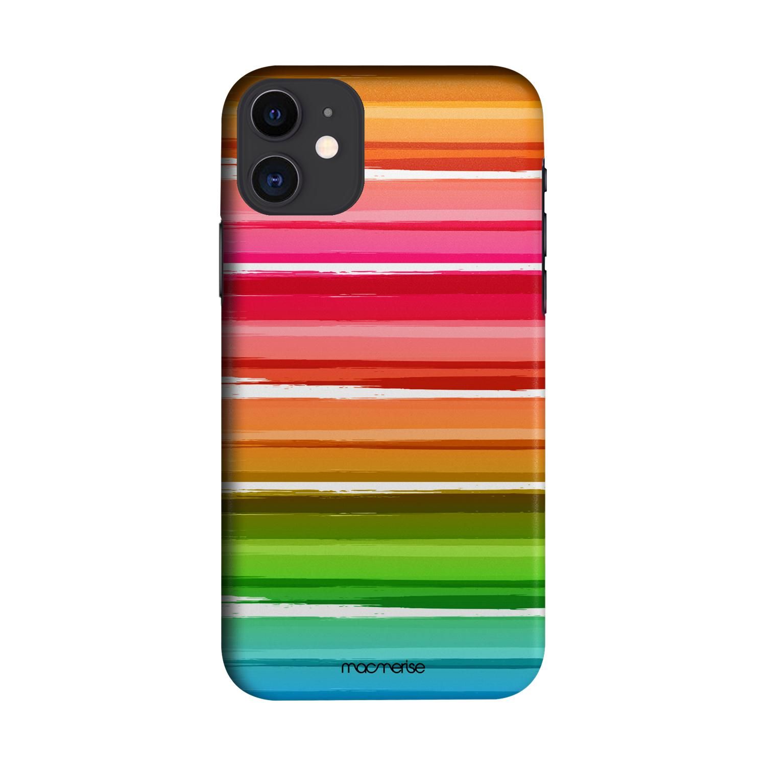 Buy Colourful Brush Strokes - Sleek Phone Case for iPhone 11 Online