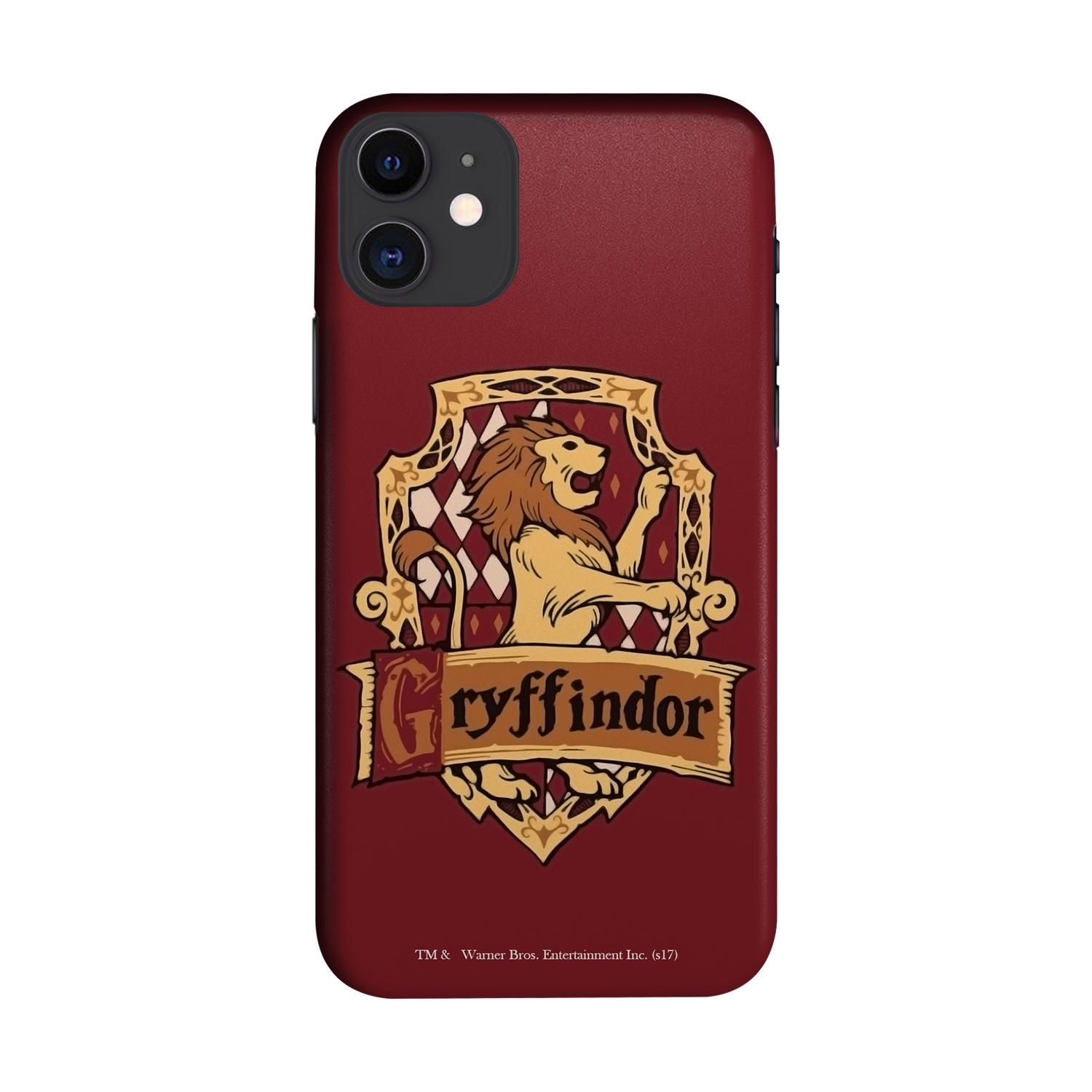 Buy Crest Gryffindor - Sleek Phone Case for iPhone 11 Online