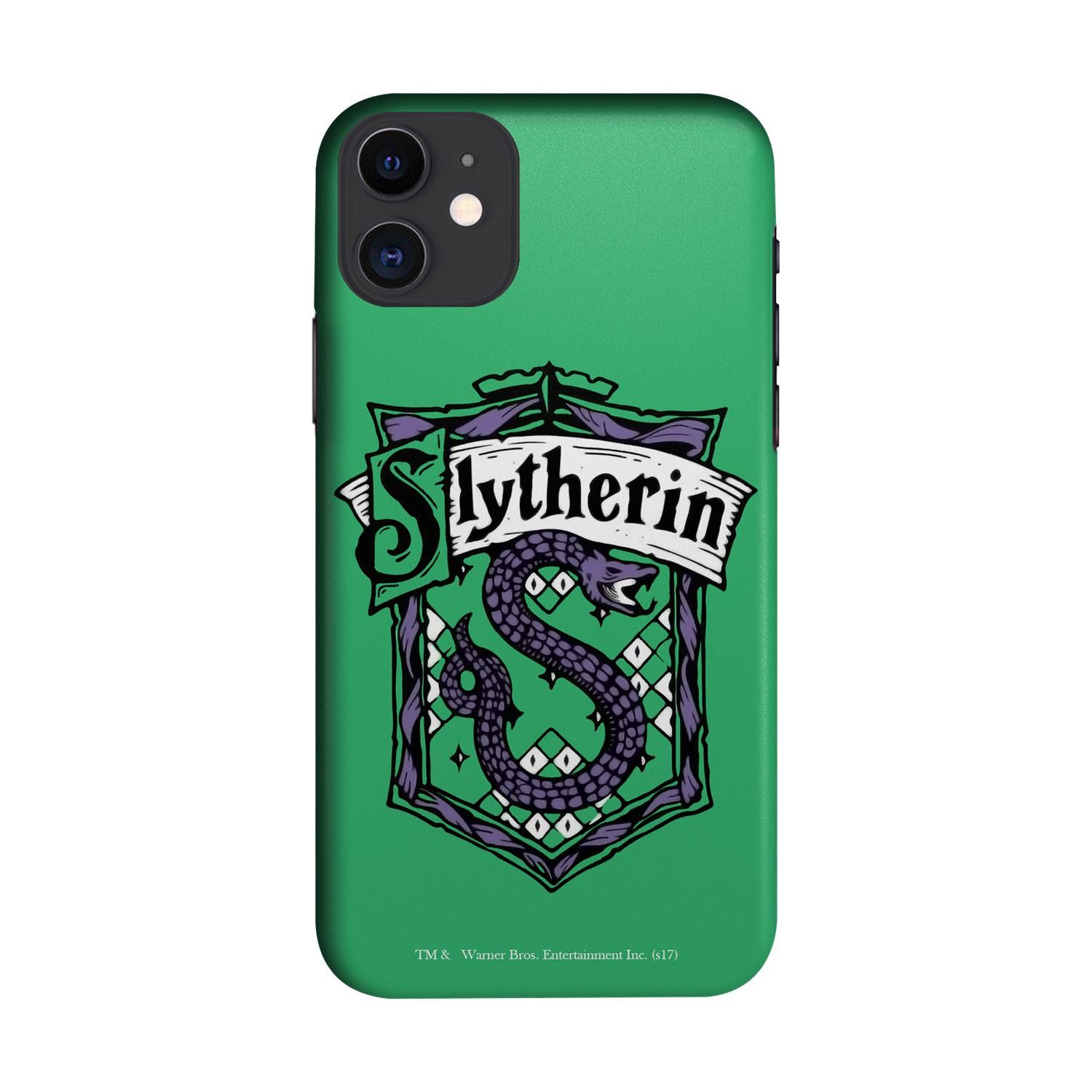 Buy Crest Slytherin - Sleek Phone Case for iPhone 11 Online