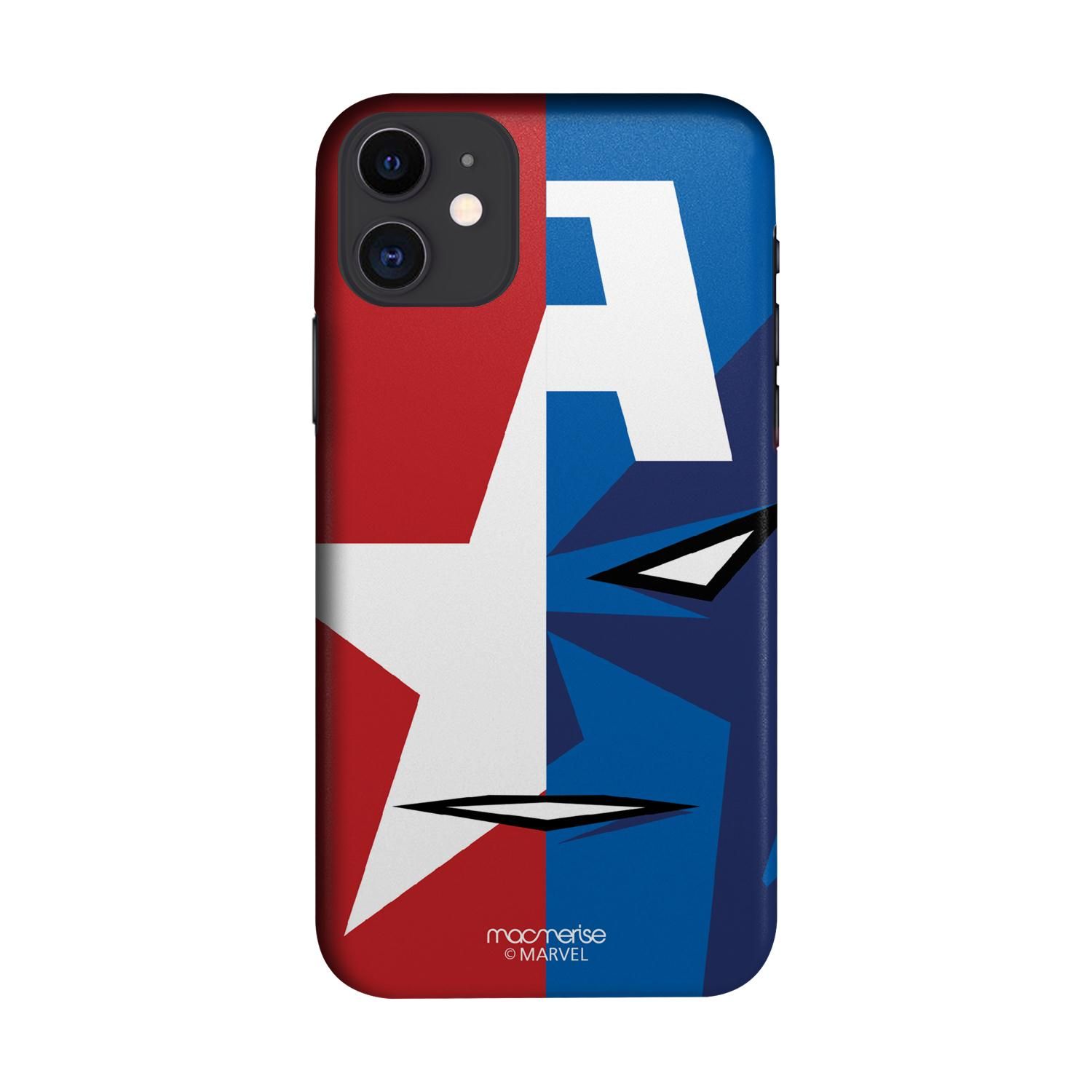 Buy Face Focus Captain America - Sleek Phone Case for iPhone 11 Online