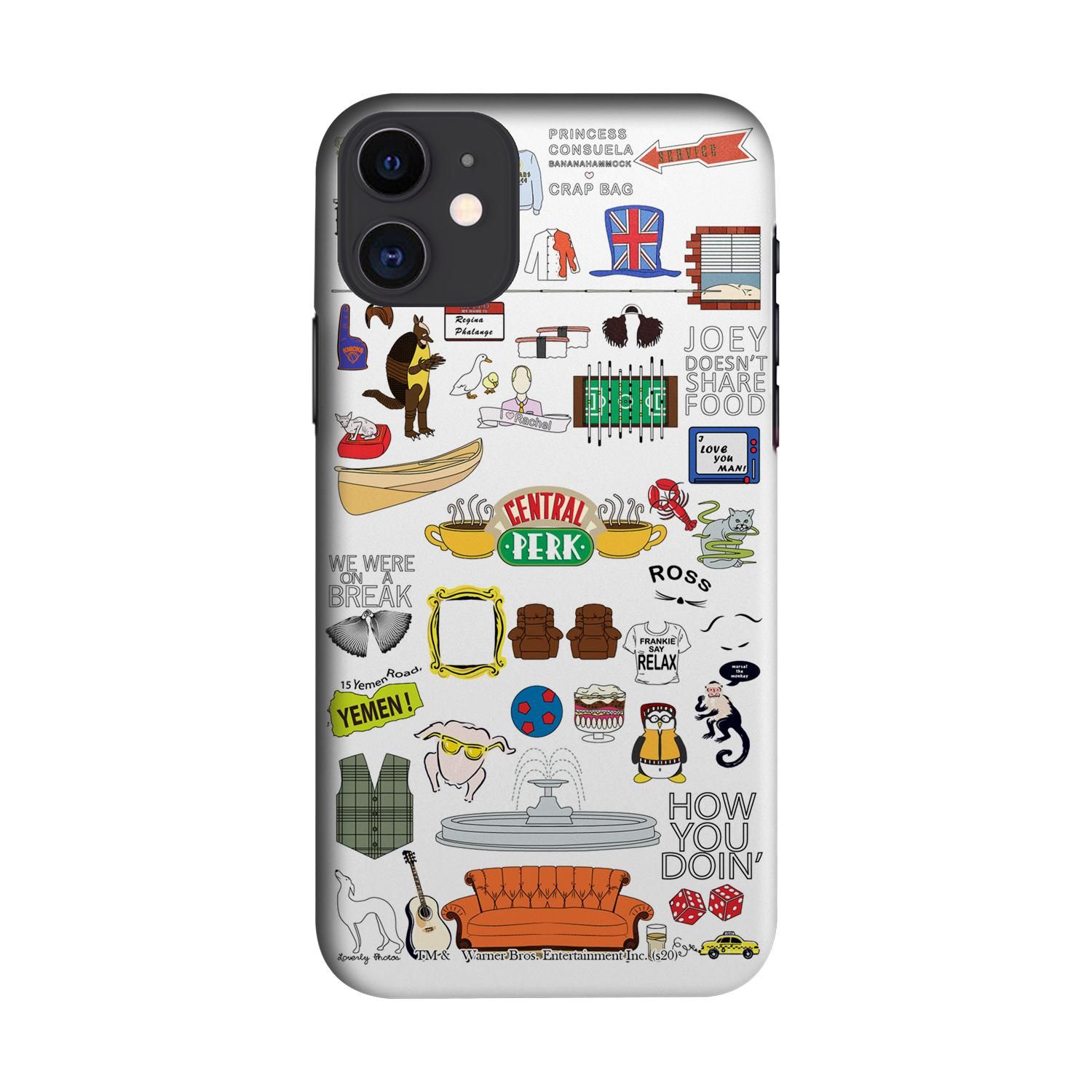 Buy Friends Doodle - Sleek Phone Case for iPhone 11 Online