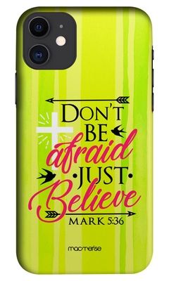 Buy Just Believe - Sleek Case for iPhone 11 Phone Cases & Covers Online
