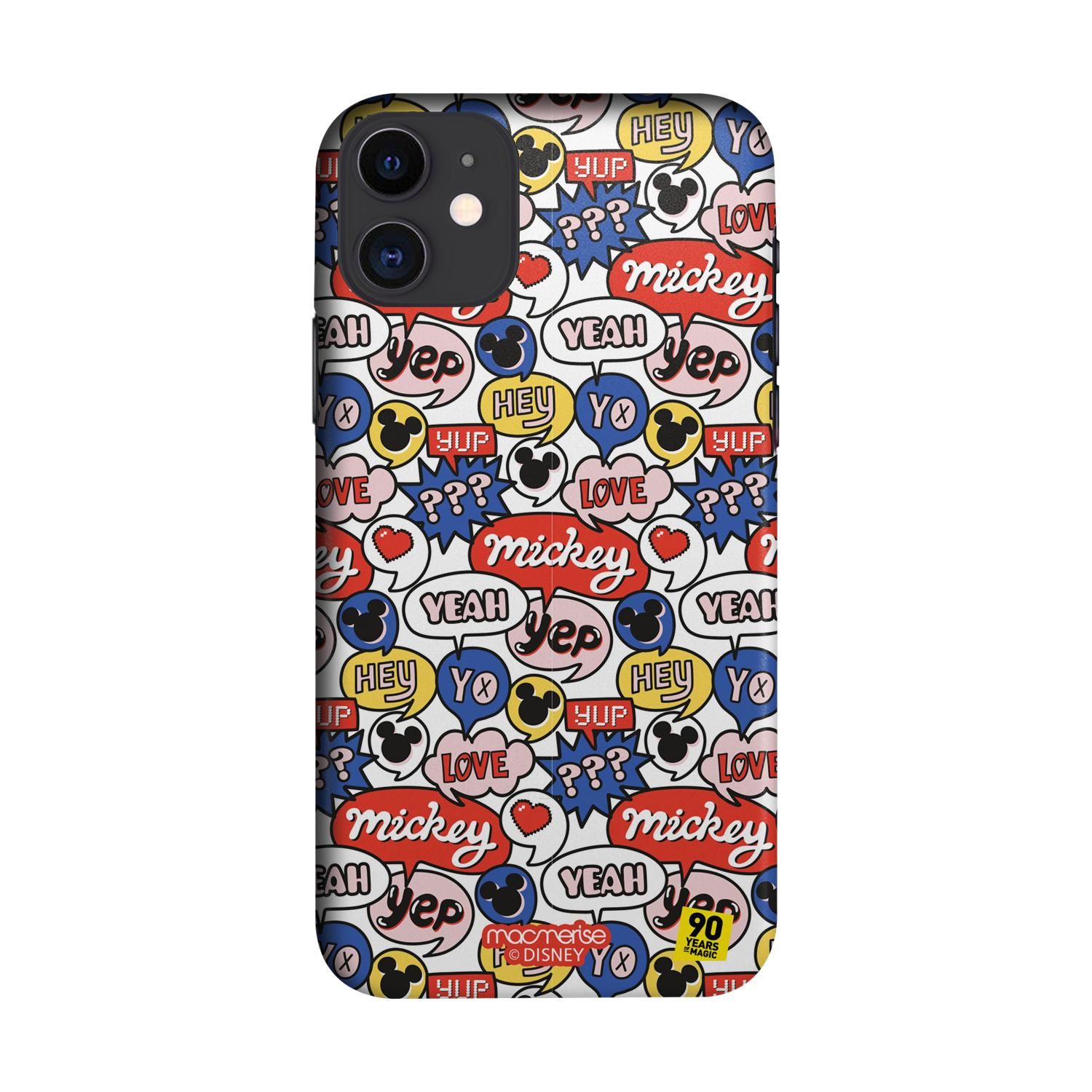 Buy Mickey Doodle - Sleek Phone Case for iPhone 11 Online