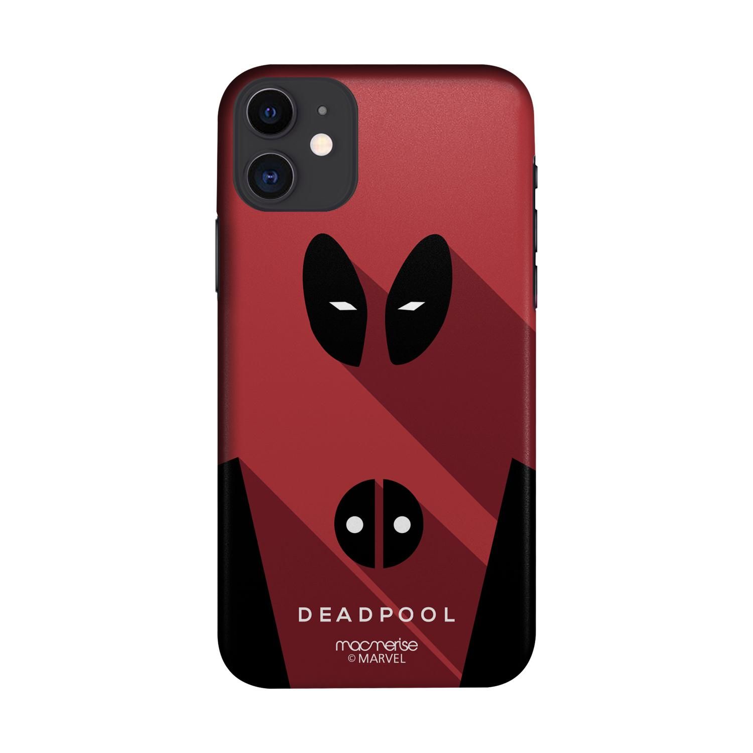 Buy Minimalistic Deadpool - Sleek Phone Case for iPhone 11 Online