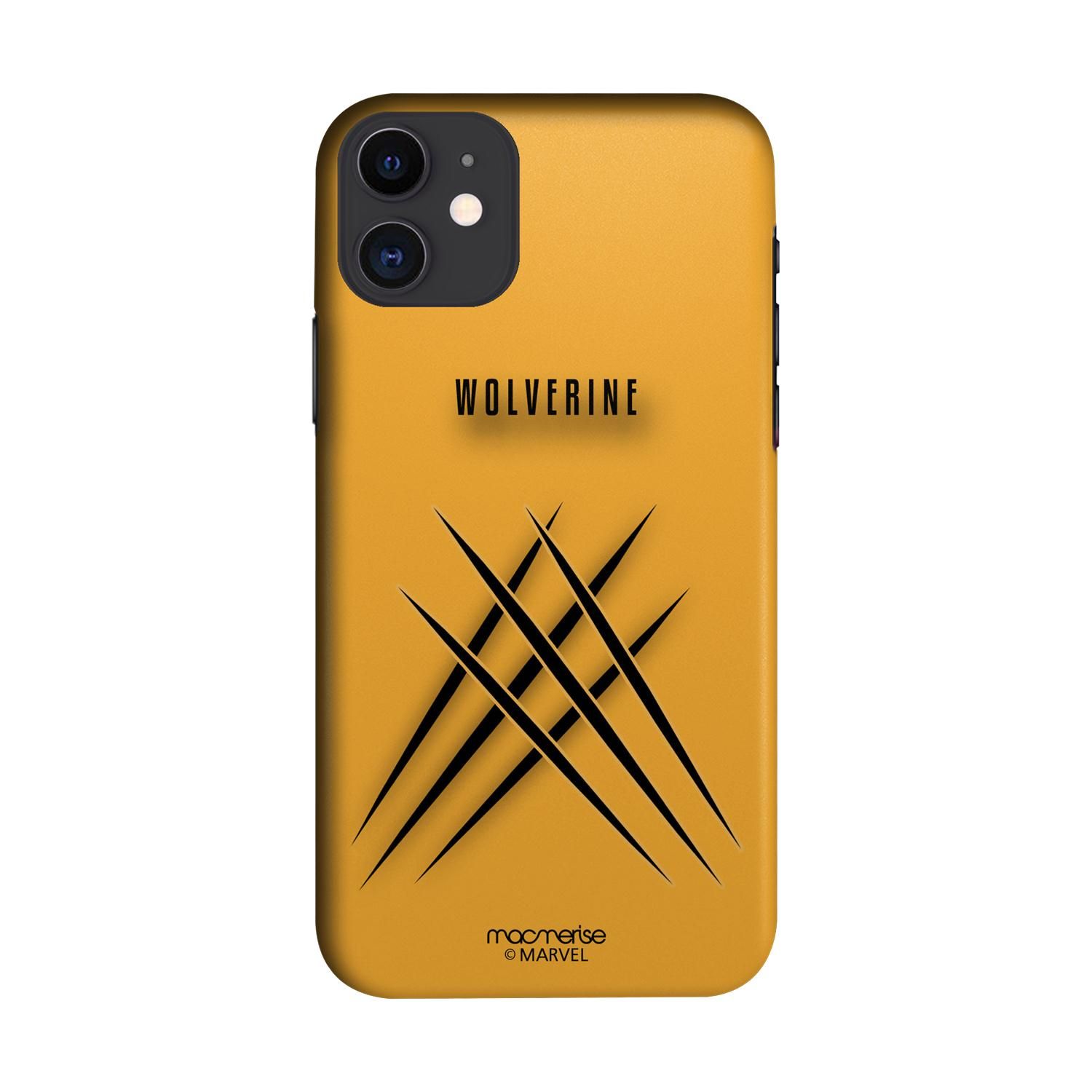 Buy Minimalistic Wolverine - Sleek Phone Case for iPhone 11 Online