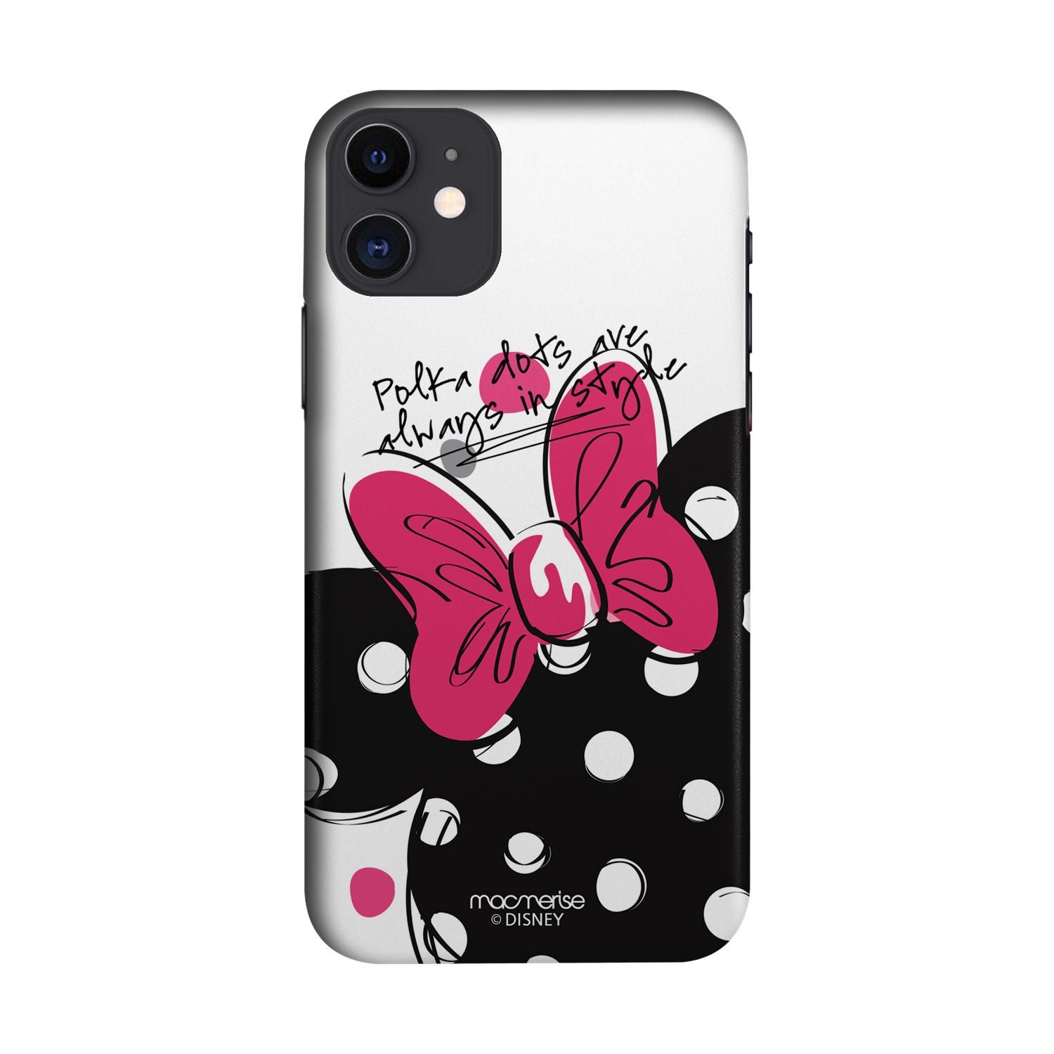 Buy Polka Minnie - Sleek Phone Case for iPhone 11 Online
