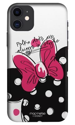 Buy Polka Minnie - Sleek Phone Case for iPhone 11 Phone Cases & Covers Online