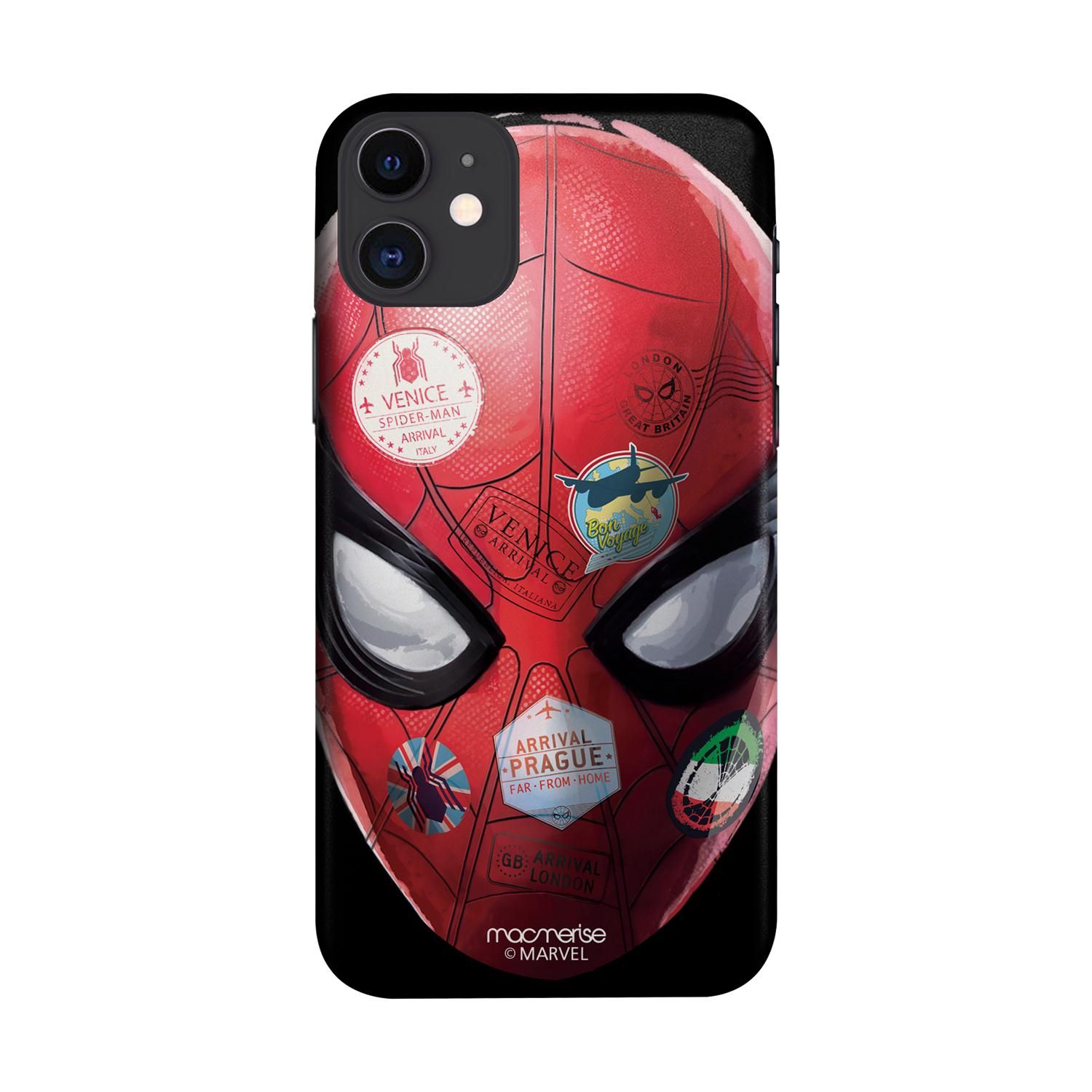 Buy Spidey Travel Stamps - Sleek Phone Case for iPhone 11 Online
