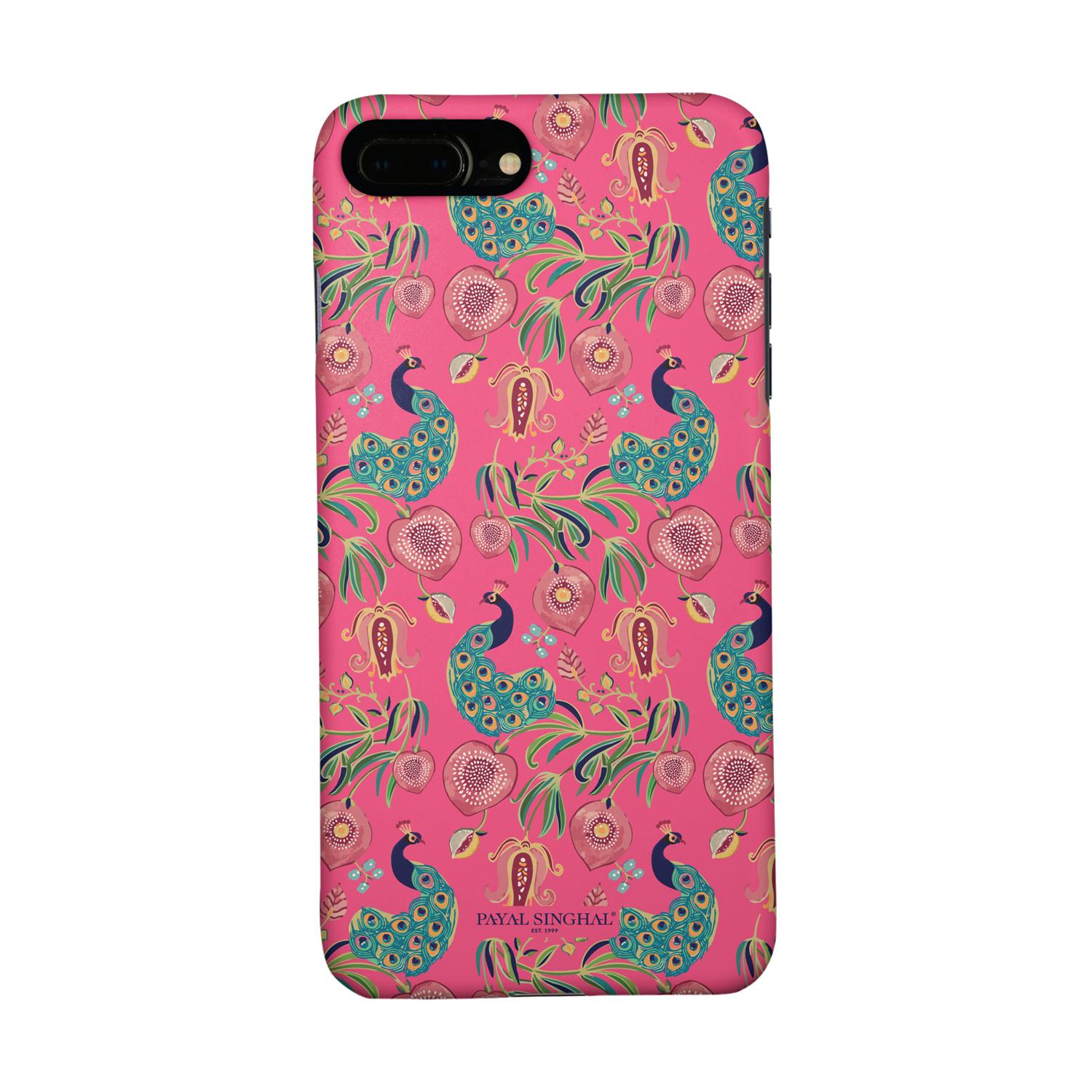 Buy Payal Singhal Anaar and Mor Pink - Sleek Phone Case for iPhone 7 Plus Online