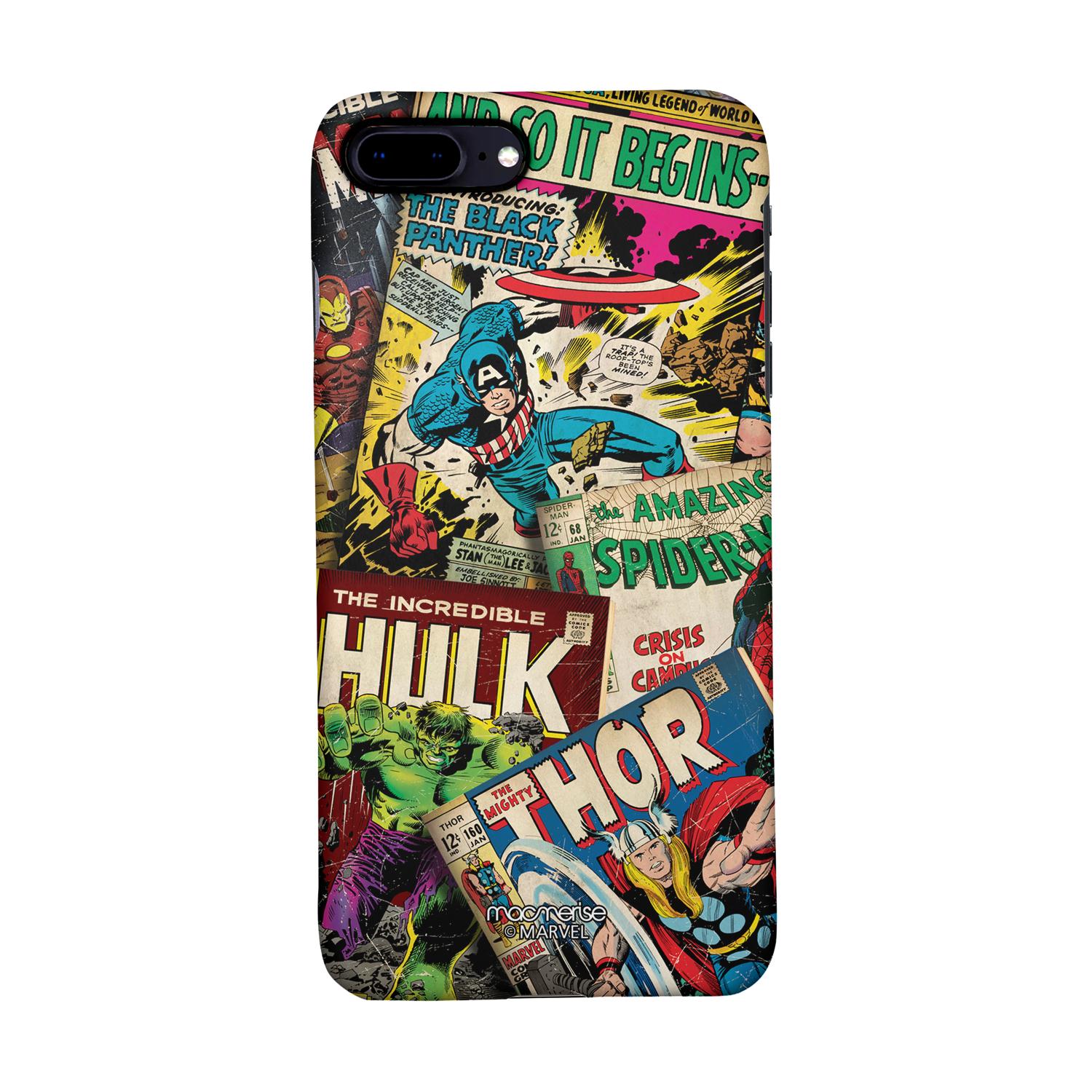 Buy Marvel Comics Collection - Sleek Phone Case for iPhone 8 Plus Online