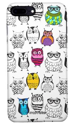 Buy Owl Art - Sleek Phone Case for iPhone 8 Plus Phone Cases & Covers Online