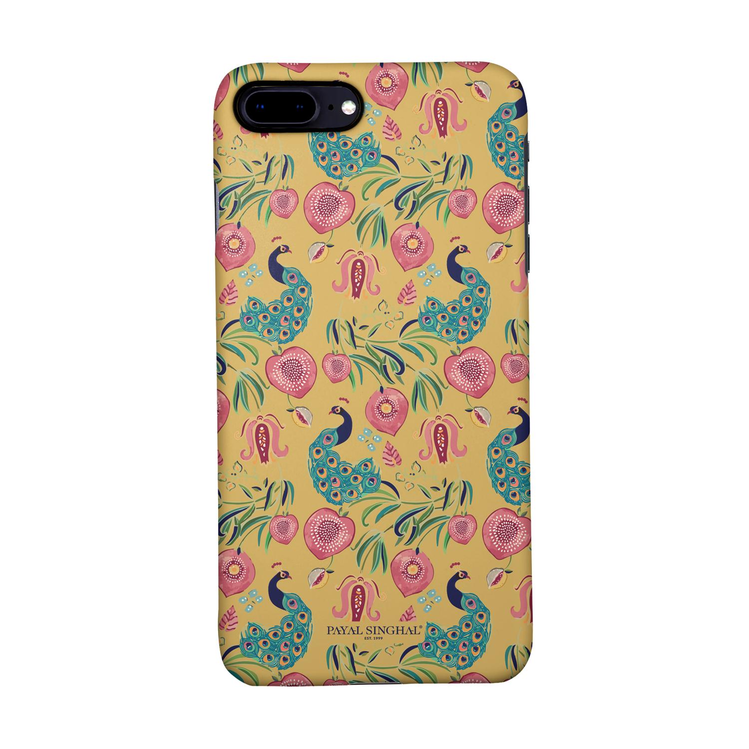Buy Payal Singhal Anaar and Mor Mustard - Sleek Phone Case for iPhone 8 Plus Online