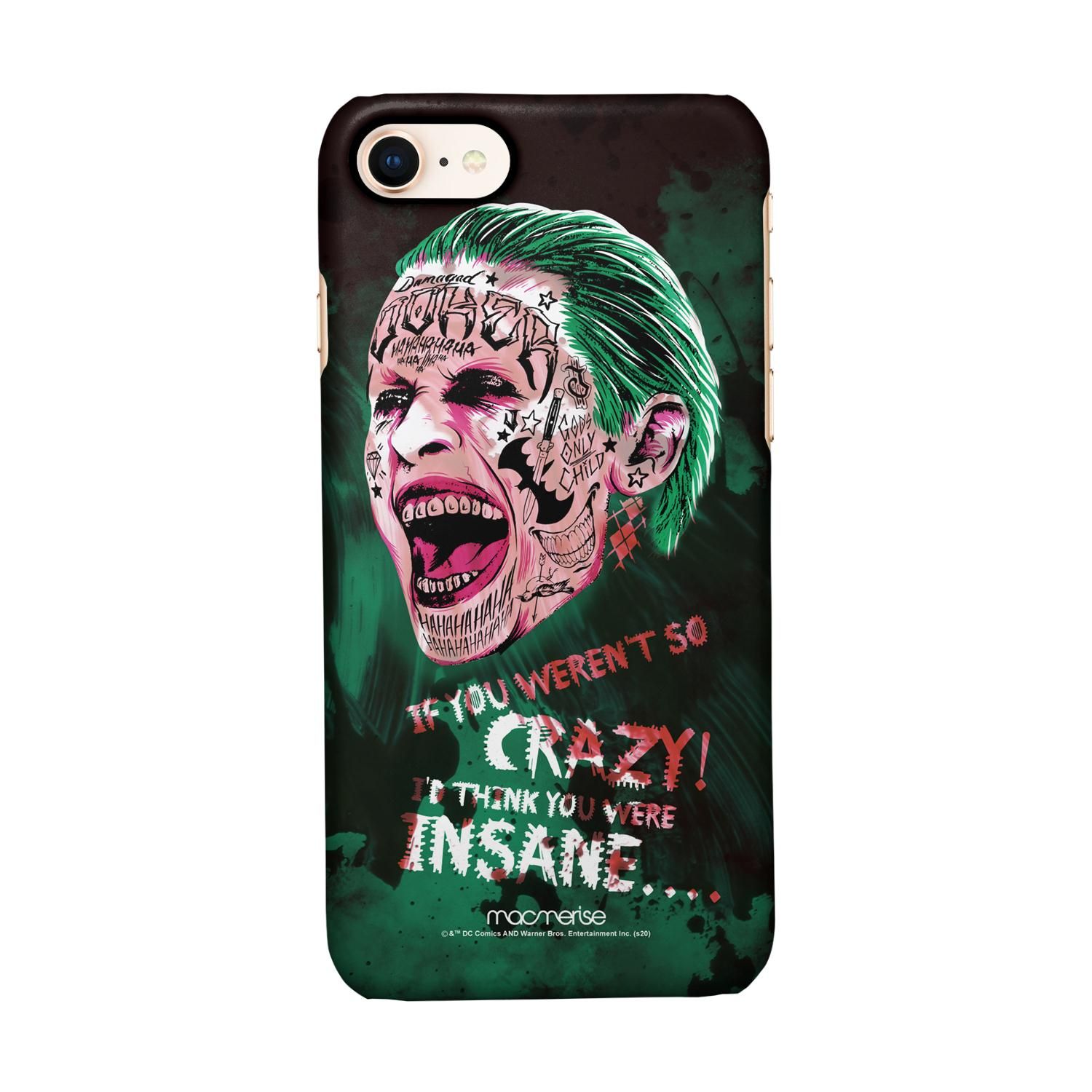 Buy Crazy Insane Joker - Sleek Phone Case for iPhone 7 Online