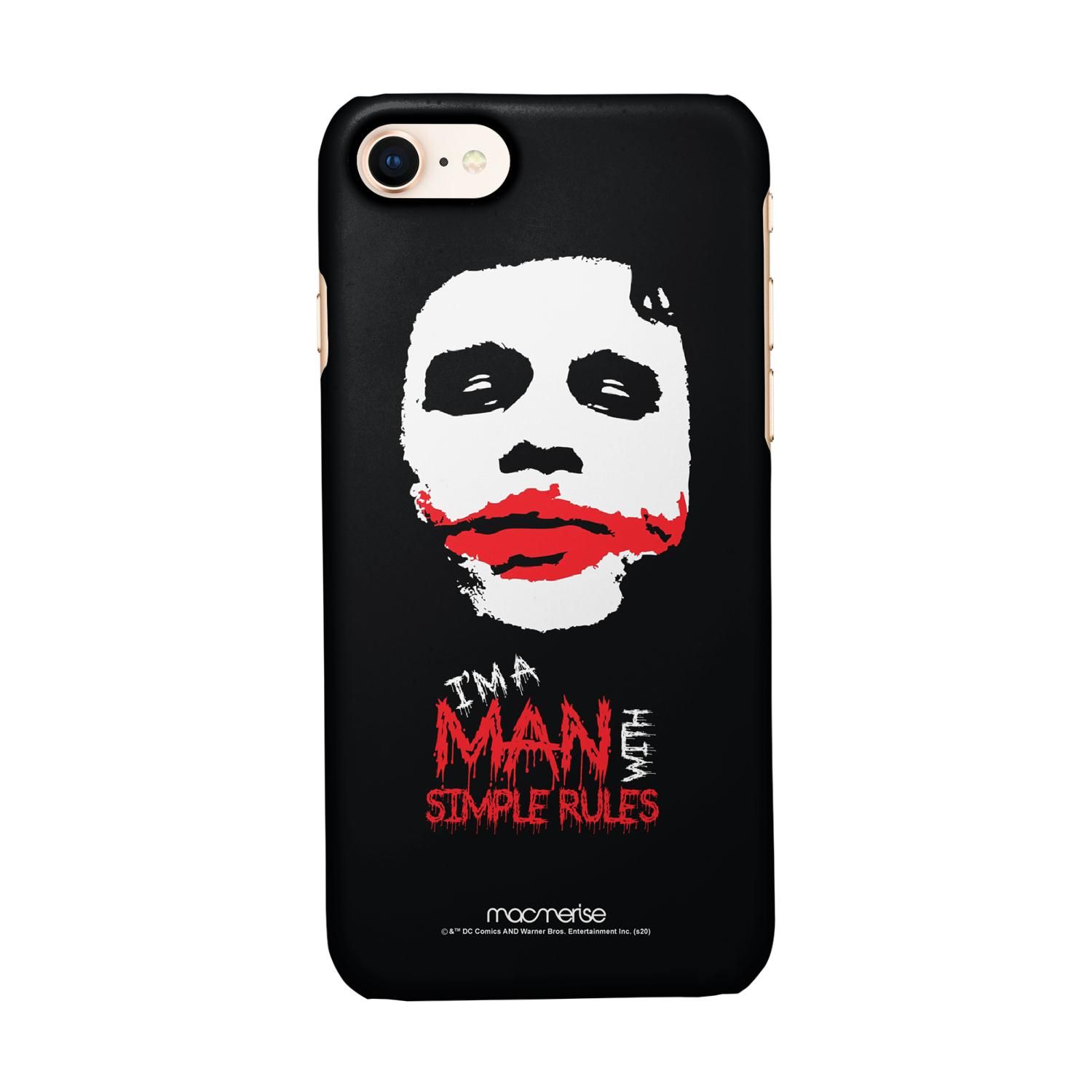 Buy Man With Simple Rules - Sleek Phone Case for iPhone 7 Online