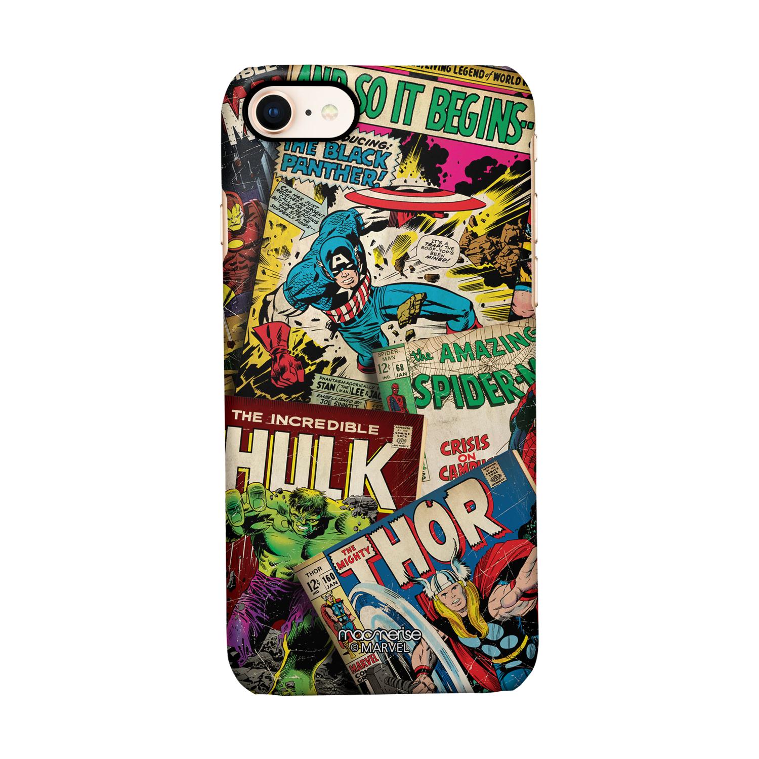 Buy Marvel Comics Collection - Sleek Phone Case for iPhone 7 Online