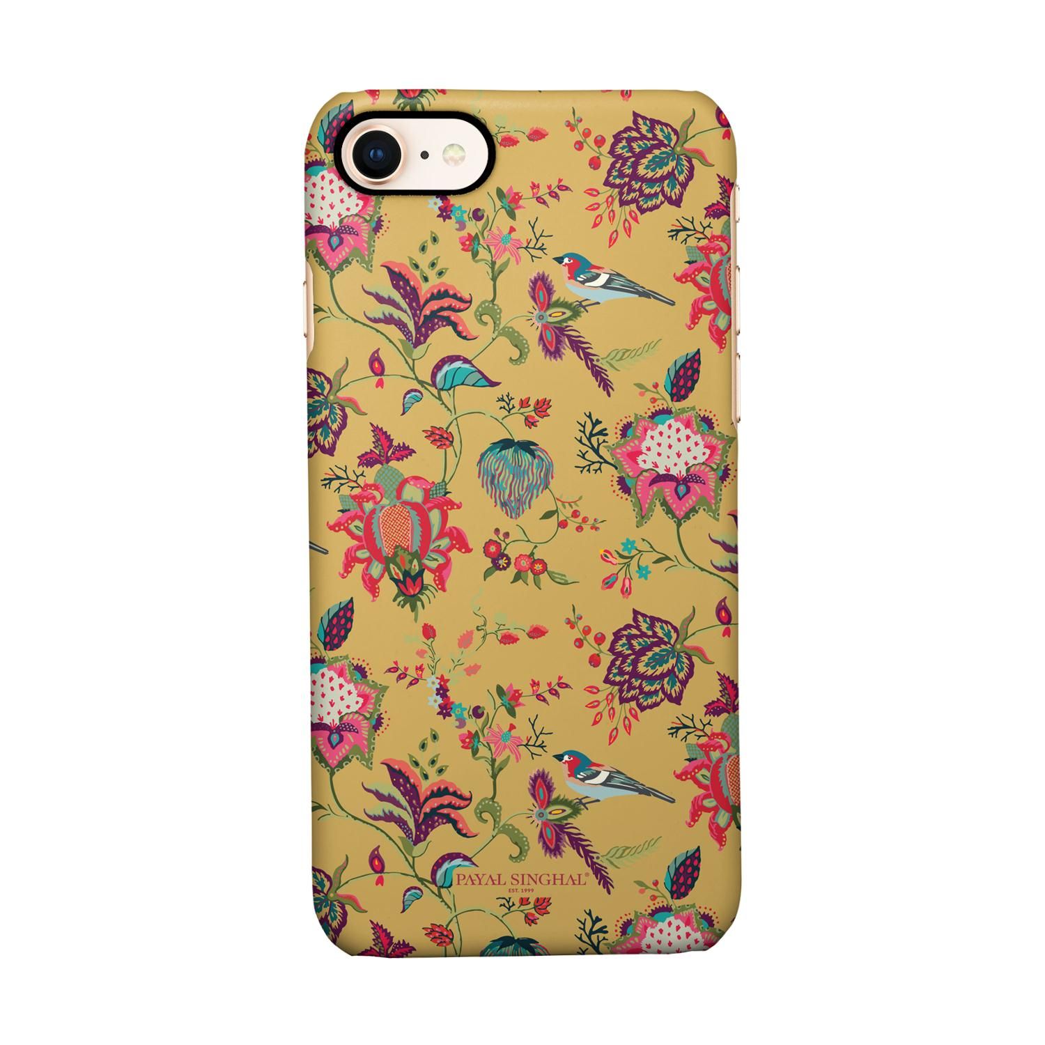 Buy Payal Singhal Chidiya Mustard - Sleek Phone Case for iPhone 7 Online