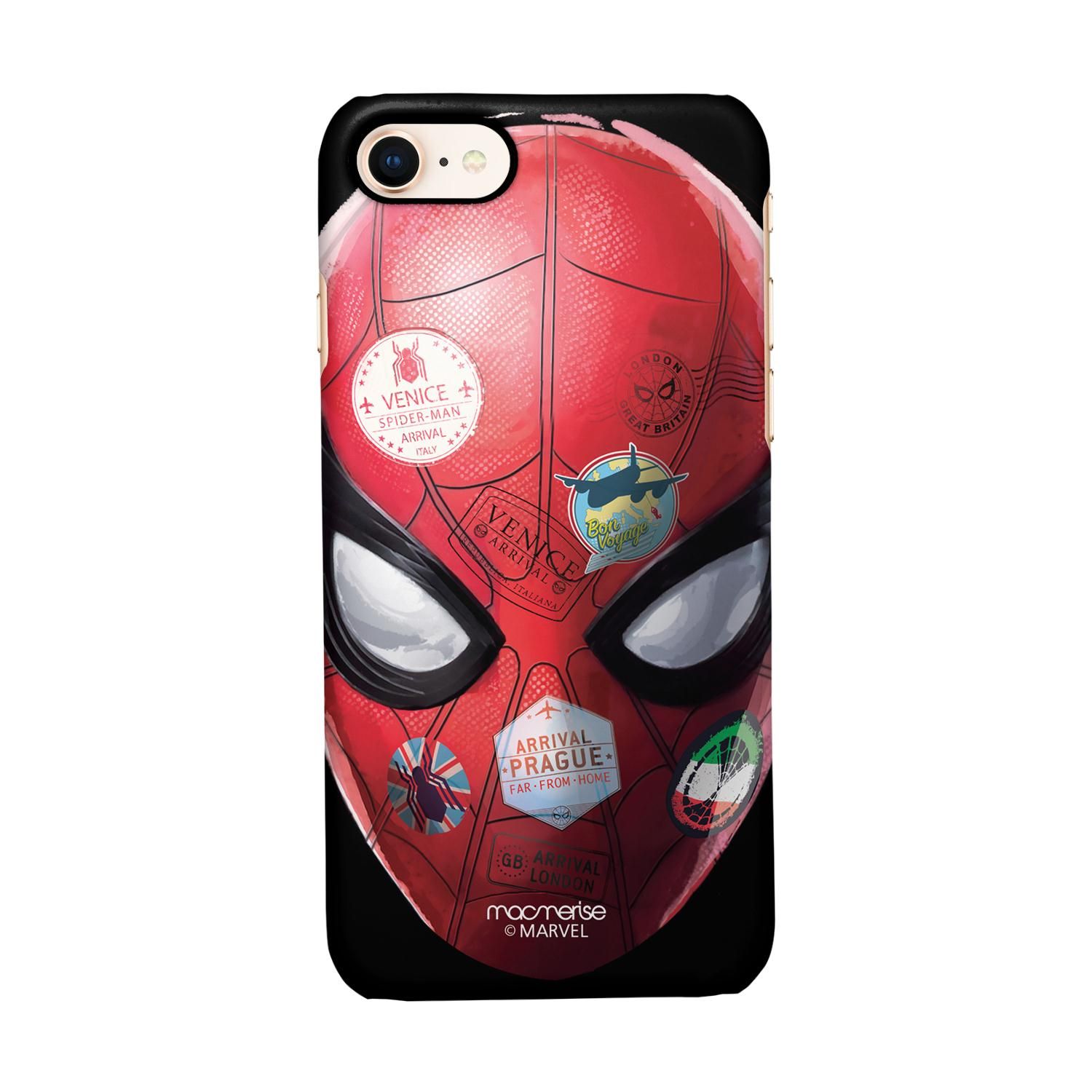 Buy Spidey Travel Stamps - Sleek Phone Case for iPhone 7 Online