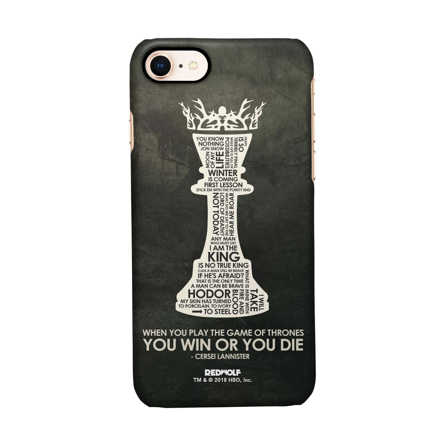Buy Win Or Die - Sleek Phone Case for iPhone 7 Online