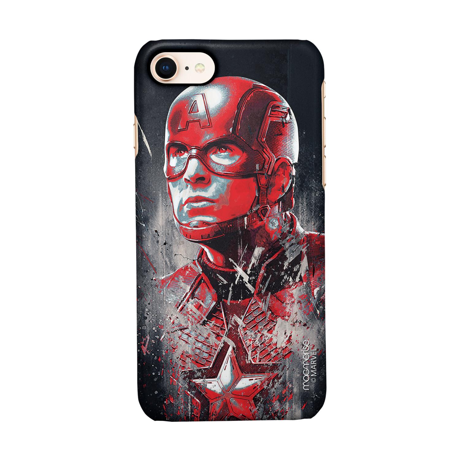 Buy Charcoal Art Captain America - Sleek Phone Case for iPhone 8 Online