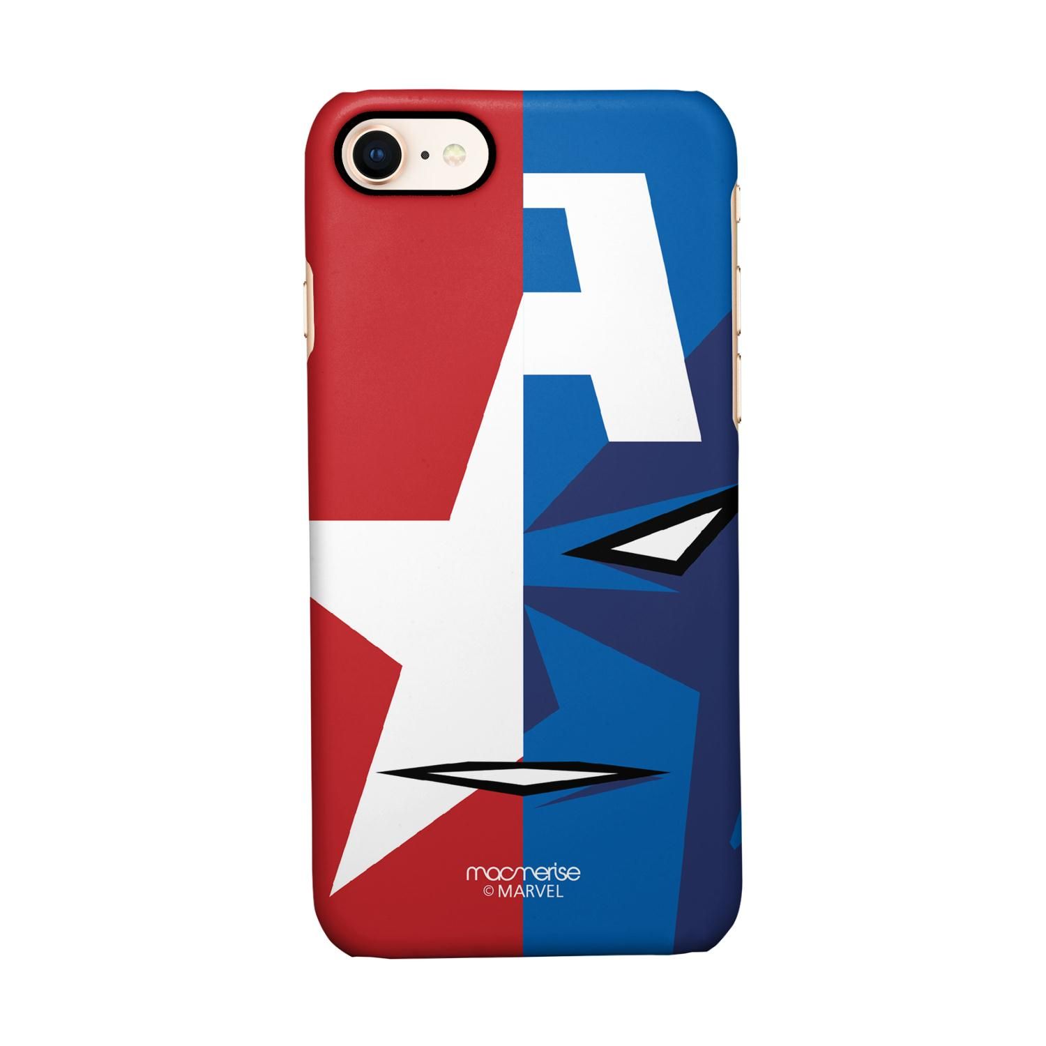 Buy Face Focus Captain America - Sleek Phone Case for iPhone 8 Online