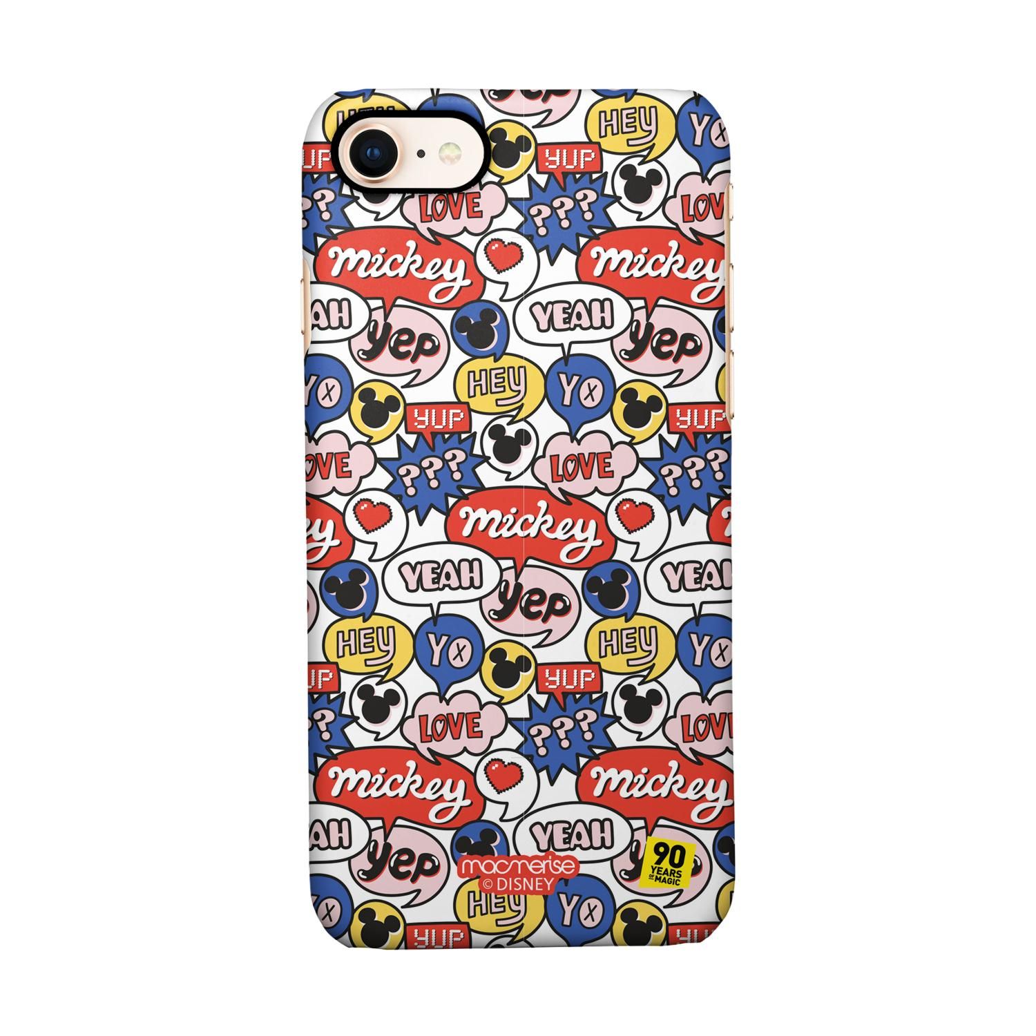 Buy Mickey Doodle - Sleek Phone Case for iPhone 8 Online