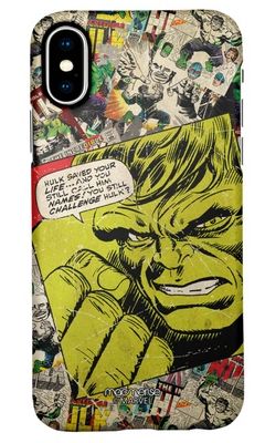 Buy Comic Hulk - Sleek Phone Case for iPhone X Phone Cases & Covers Online