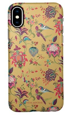 Buy Payal Singhal Chidiya Mustard - Sleek Phone Case for iPhone X Phone Cases & Covers Online