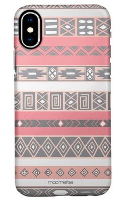 Buy Peach Aztec - Sleek Phone Case for iPhone XS Phone Cases & Covers Online