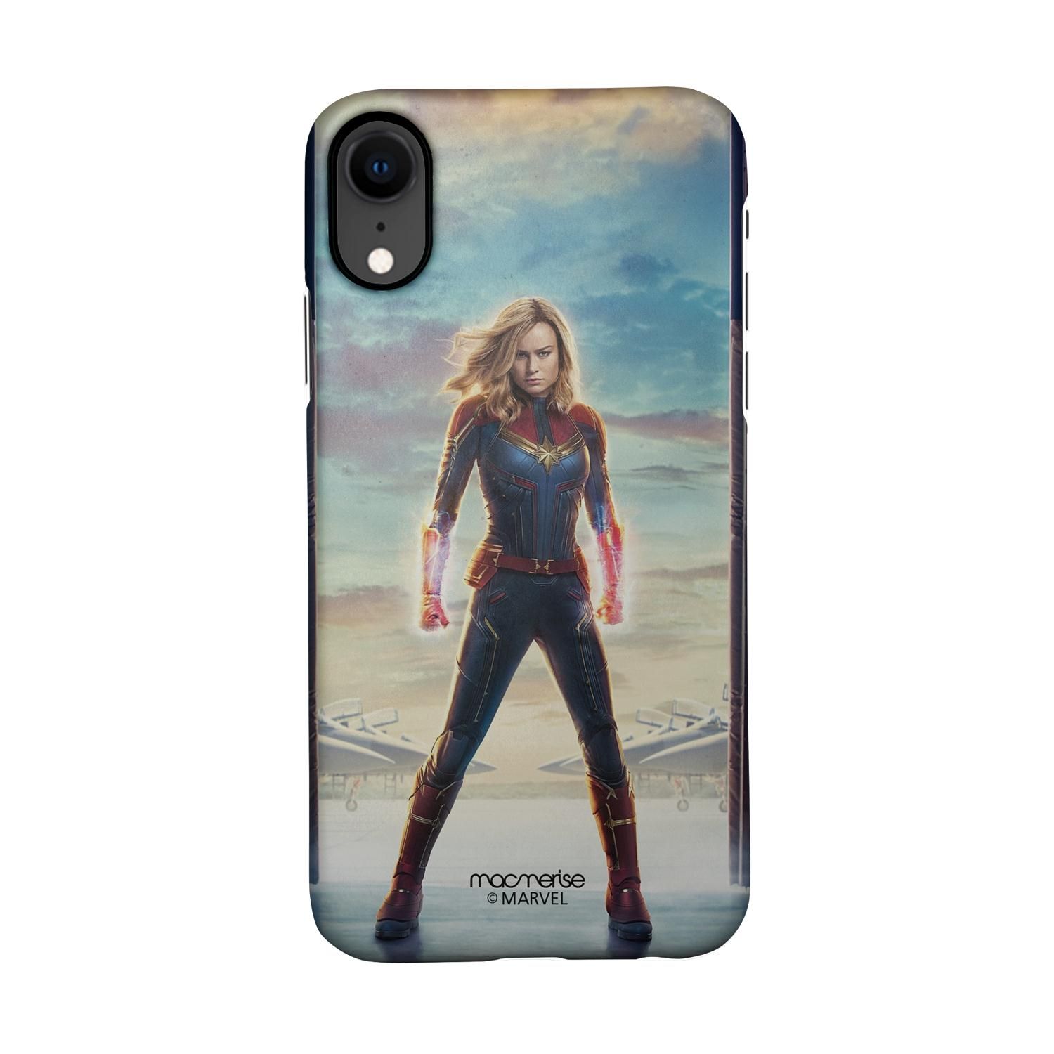 Buy Captain Marvel Poster - Sleek Phone Case for iPhone XR Online