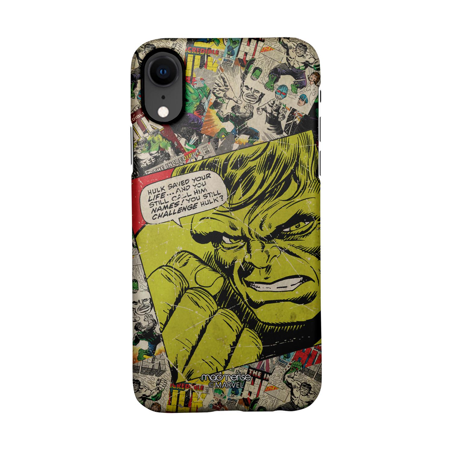 Buy Comic Hulk - Sleek Phone Case for iPhone XR Online