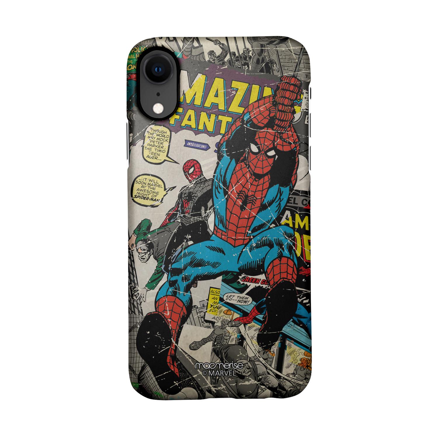 Buy Comic Spidey - Sleek Phone Case for iPhone XR Online
