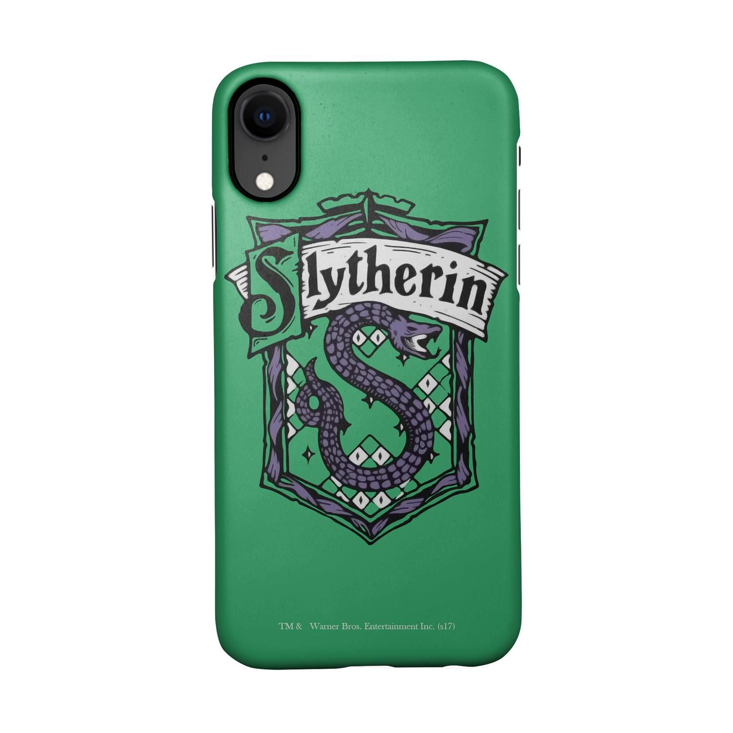 Buy Crest Slytherin - Sleek Phone Case for iPhone XR Online