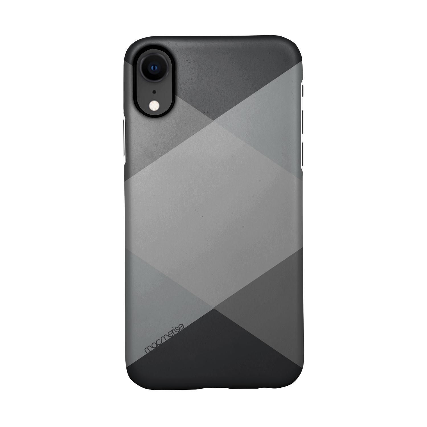 Buy Criss Cross Grey - Sleek Phone Case for iPhone XR Online