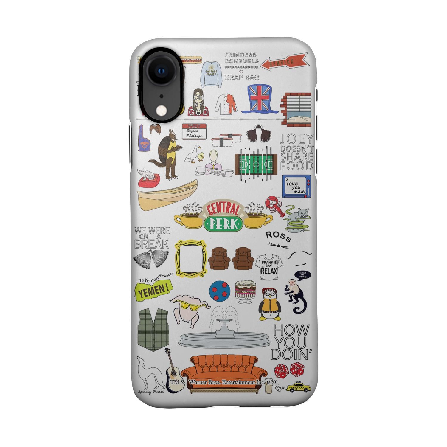 Buy Friends Doodle - Sleek Phone Case for iPhone XR Online