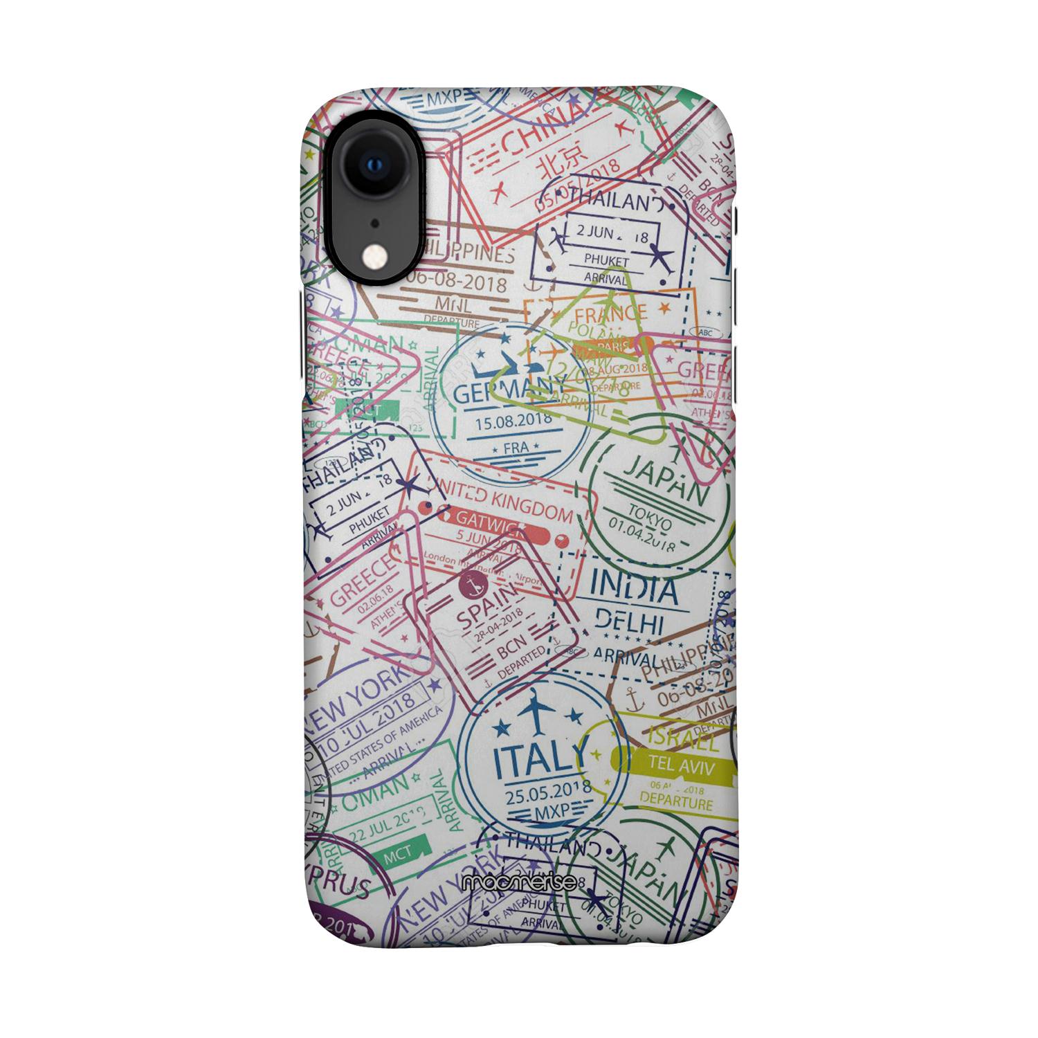 Buy Immigration Stamps Classic - Sleek Phone Case for iPhone XR Online