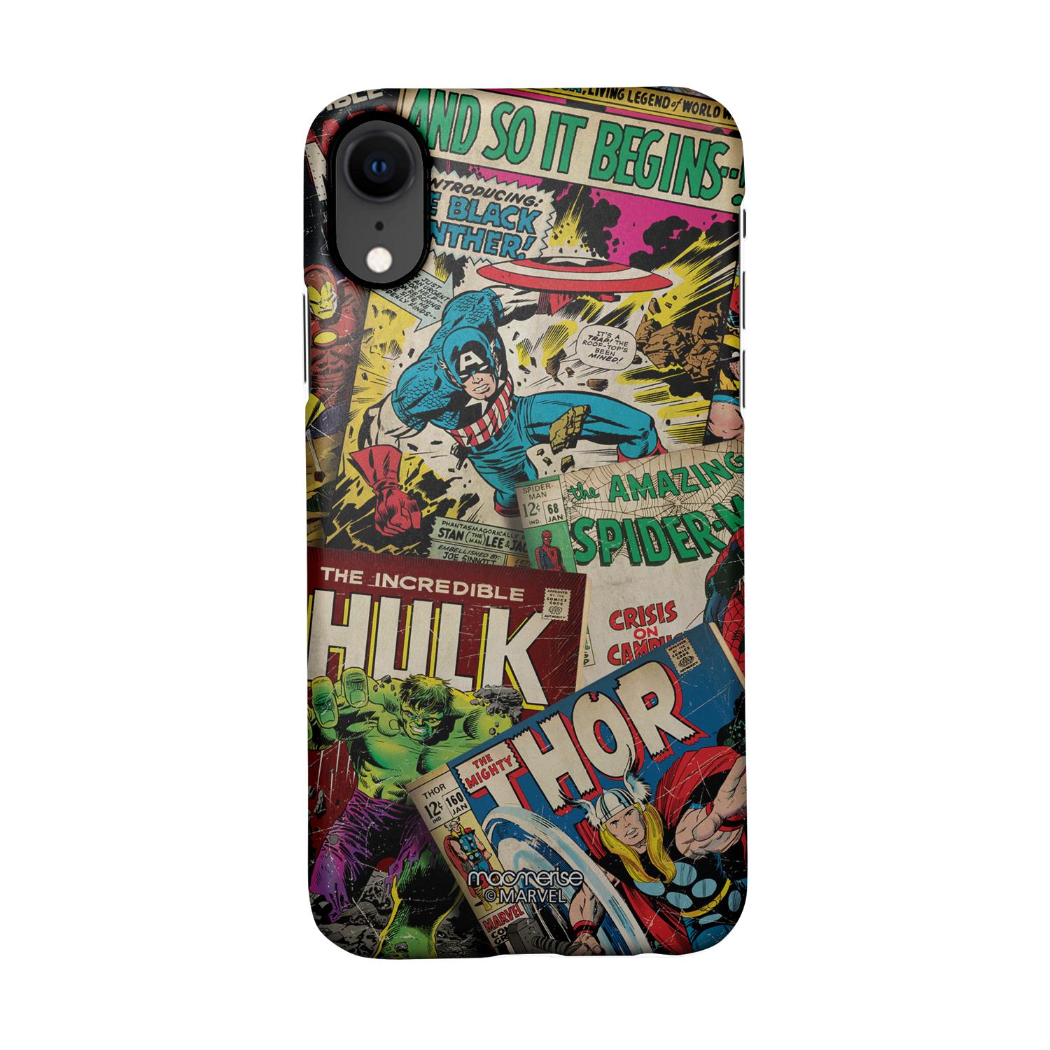 Buy Marvel Comics Collection - Sleek Phone Case for iPhone XR Online