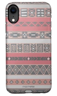 Buy Peach Aztec - Sleek Phone Case for iPhone XR Phone Cases & Covers Online