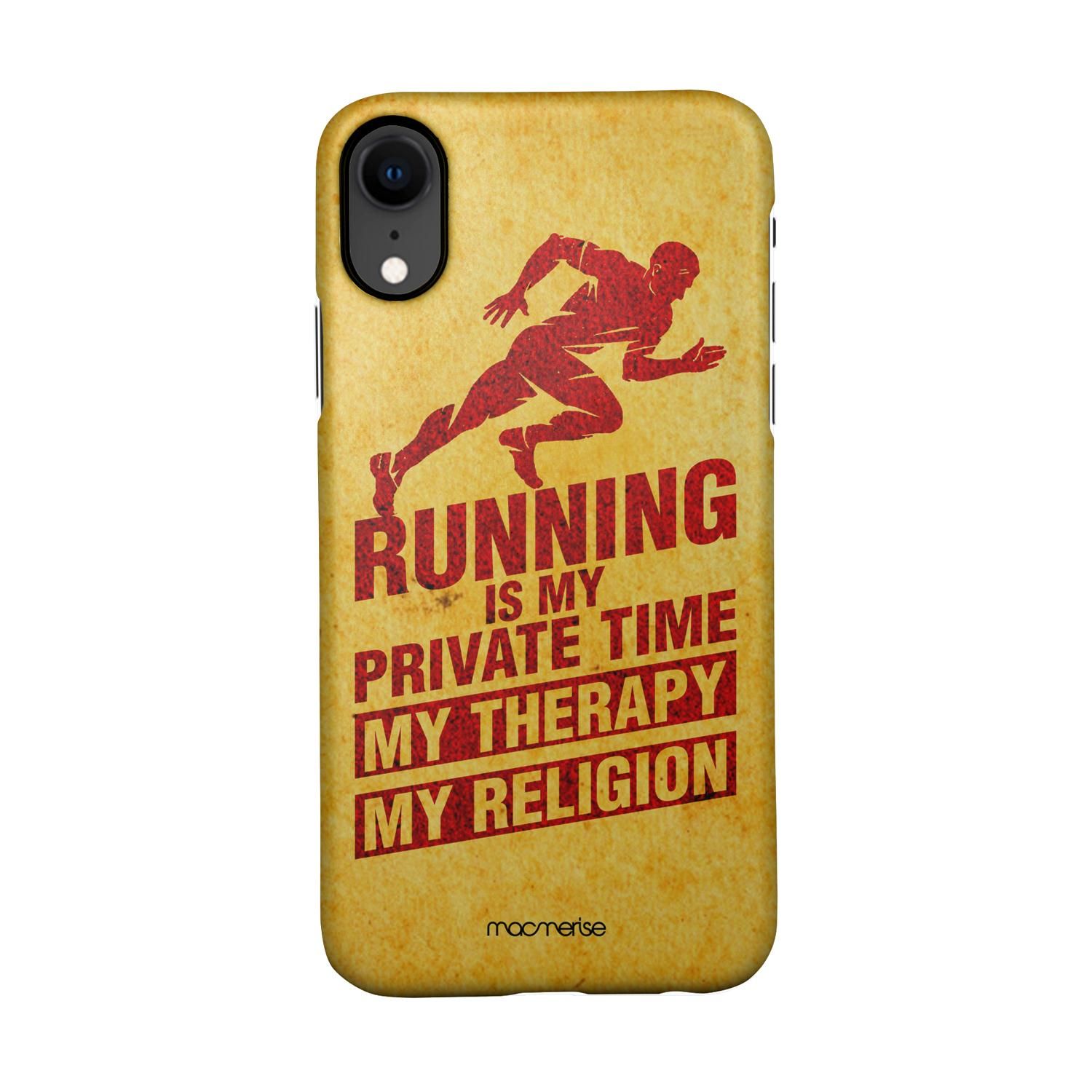 Religion Of Running - Sleek Phone Case for iPhone XR