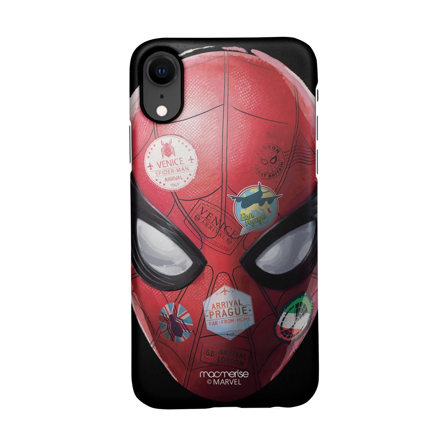 Buy Spidey Travel Stamps - Sleek Phone Case for iPhone XR Online