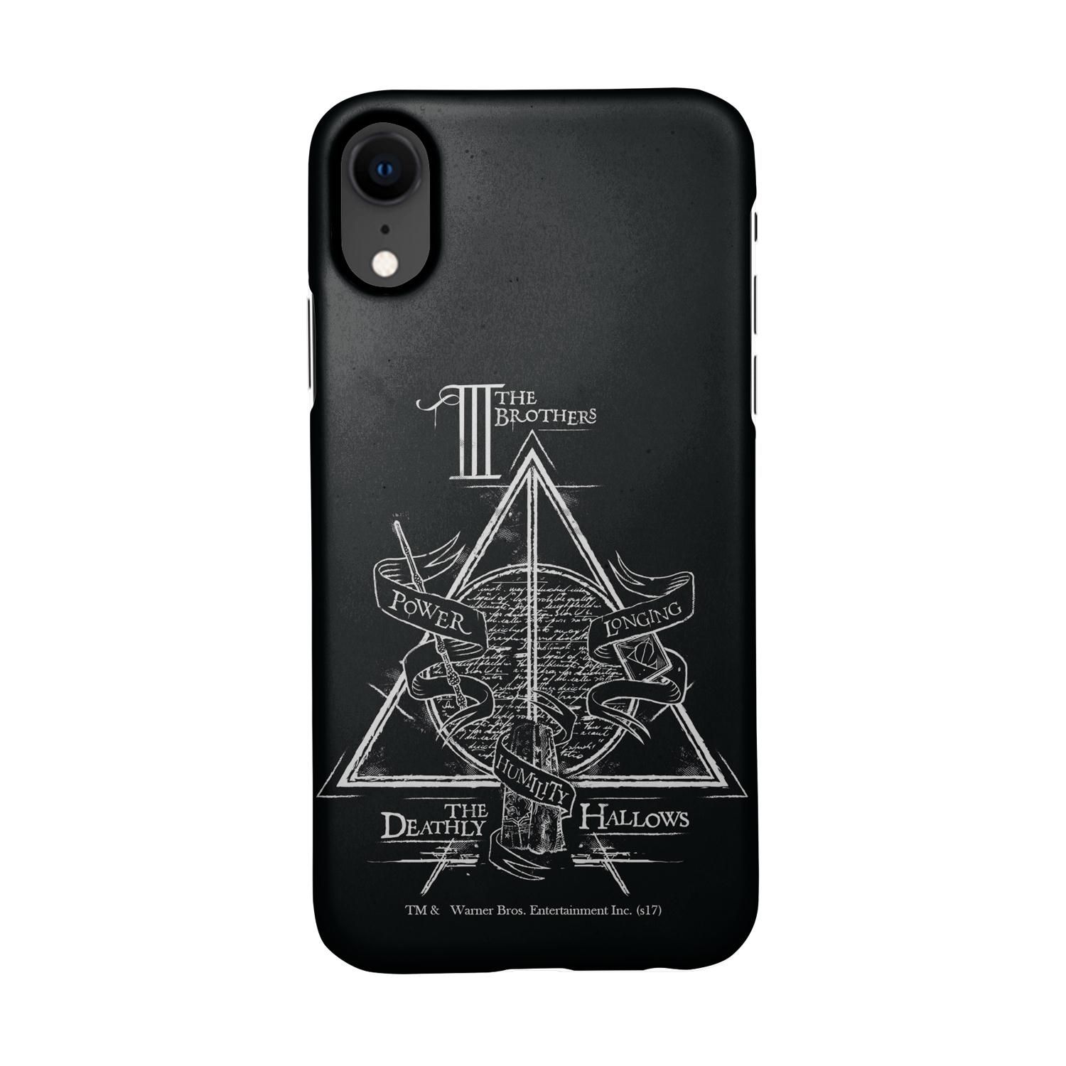 Buy The Deathly Hallows - Sleek Phone Case for iPhone XR Online