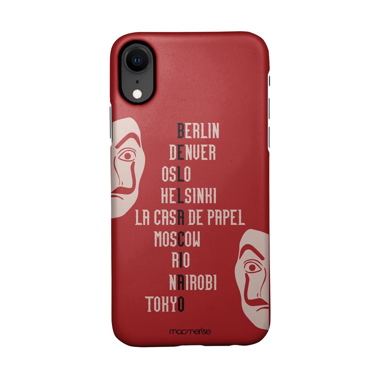 Buy The Heist Squad - Sleek Phone Case for iPhone XR Online