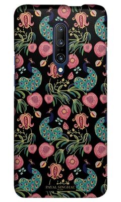 Buy Payal Singhal Anaar and Mor Black - Sleek Phone Case for OnePlus 7 Pro Phone Cases & Covers Online