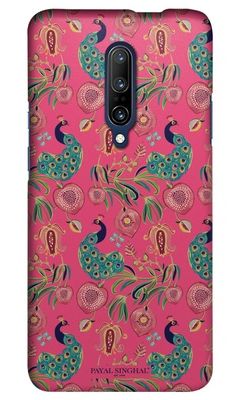 Buy Payal Singhal Anaar and Mor Pink - Sleek Phone Case for OnePlus 7 Pro Phone Cases & Covers Online