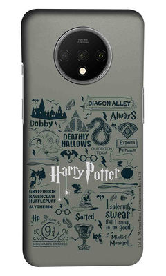 Buy Harry Potter Infographic Grey - Sleek Phone Case for OnePlus 7T Phone Cases & Covers Online