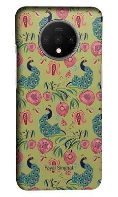 Buy Payal Singhal Anaar and Mor Olive - Sleek Phone Case for OnePlus 7T Phone Cases & Covers Online